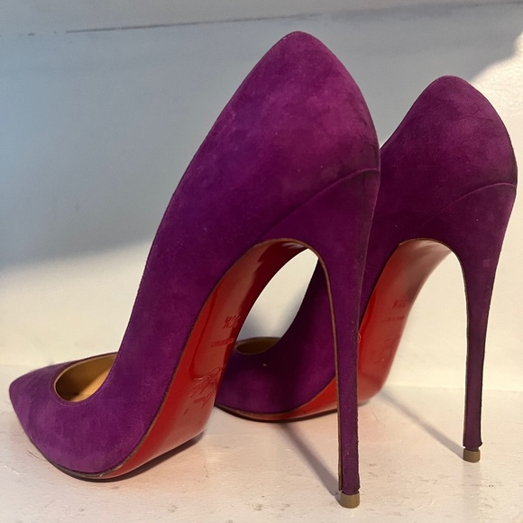 Authentic Christian Louboutin maroon heels - Picture 1 of 4